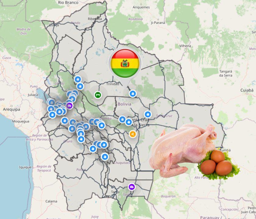 Bolivia: Bloqueos amenazan abastecimiento de pollo y huevo y generan millonarias pérdidas