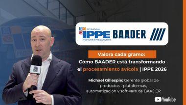 BAADER en IPPE 2026: automatización, datos inteligentes y el valor de “cada gramo” en el procesamiento avícola