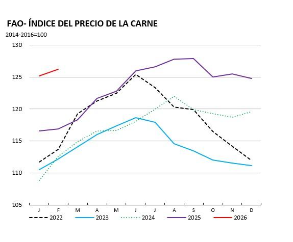 INDICE DEL PRECIO DE LA CARNE FEBRERO 2026