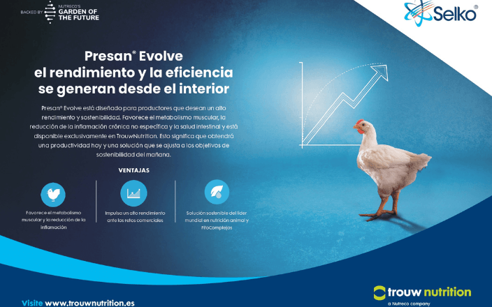 Presan Evolve: la primera solución nutricional de Trouw Nutrition basada...