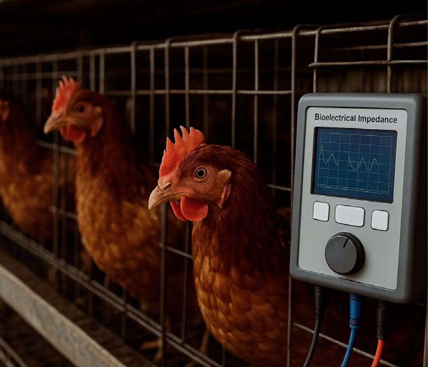 Aplicaciones de impedancia bioeléctrica en la producción avícola