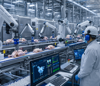 Tecnologías Inteligentes en la Industria Avícola: Automatización del Procesamiento de Pollo