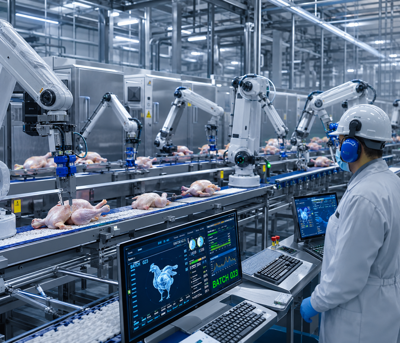 Tecnologías Inteligentes en la Industria Avícola: Automatización del Procesamiento de...