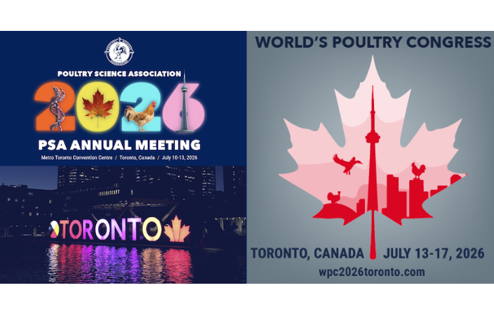 Advancing Poultry Science: PSA Annual Meeting and World Poultry Congress 2026 in Canada