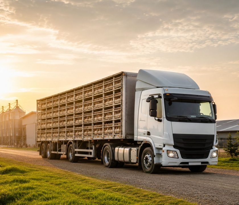 Transporte de pollos de engorde: Factores que influyen en las pérdidas productivas y la calidad de la carne