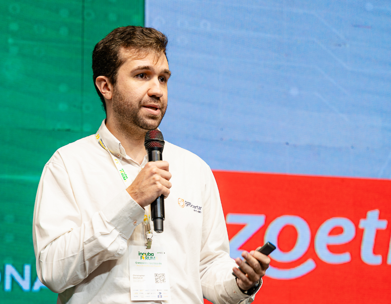 Christopher D. Gomes (Foto: agriNews Brasil) incubaFÓRUM 2026