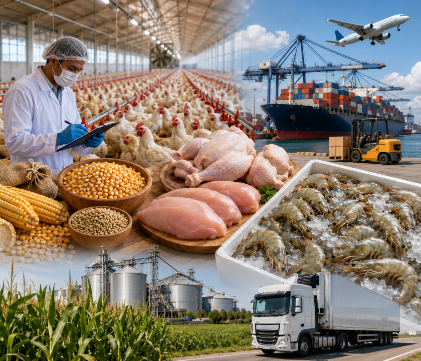 Ecuador tiene potencial para convertirse en un importante exportador de carne de pollo