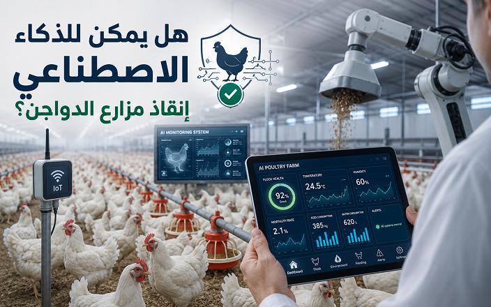 هل يمكن للذكاء الاصطناعي إنقاذ مزارع الدواجن؟