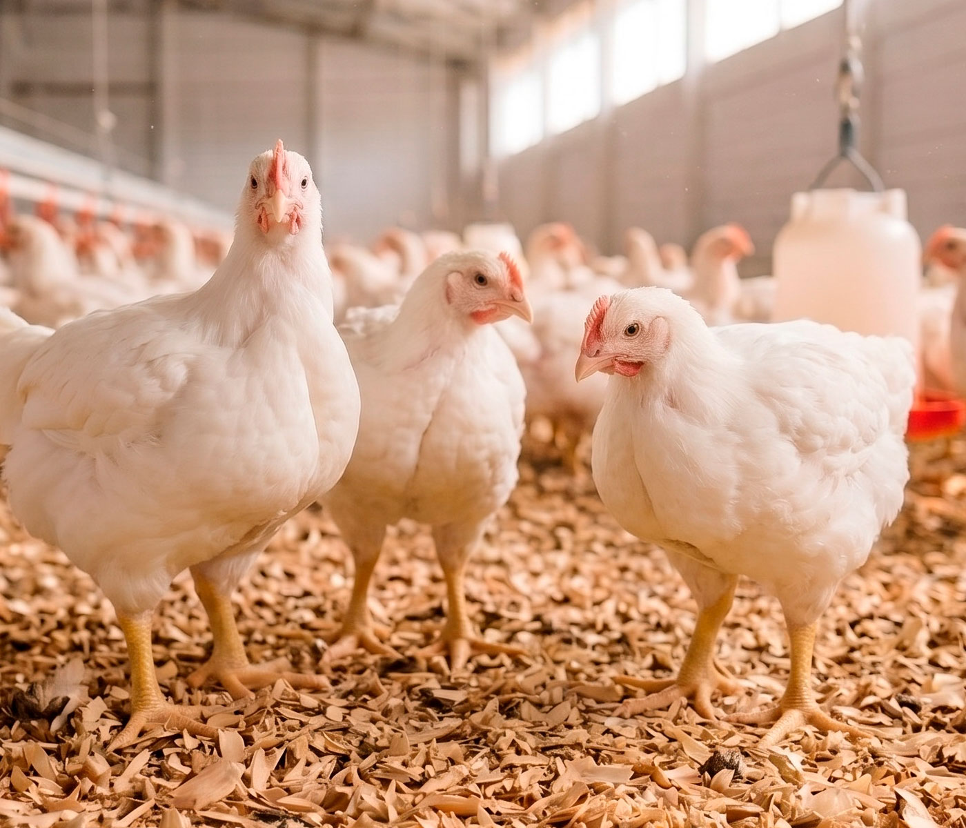 Pollos más fuertes, Camas más limpias